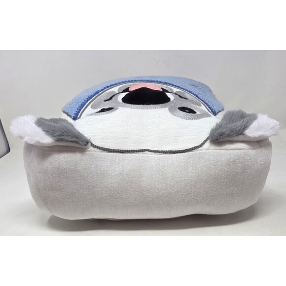 Envogue Bulldog Blue Menorah Hanukkah Sweater Plush Pillow - Picture 8 of 11